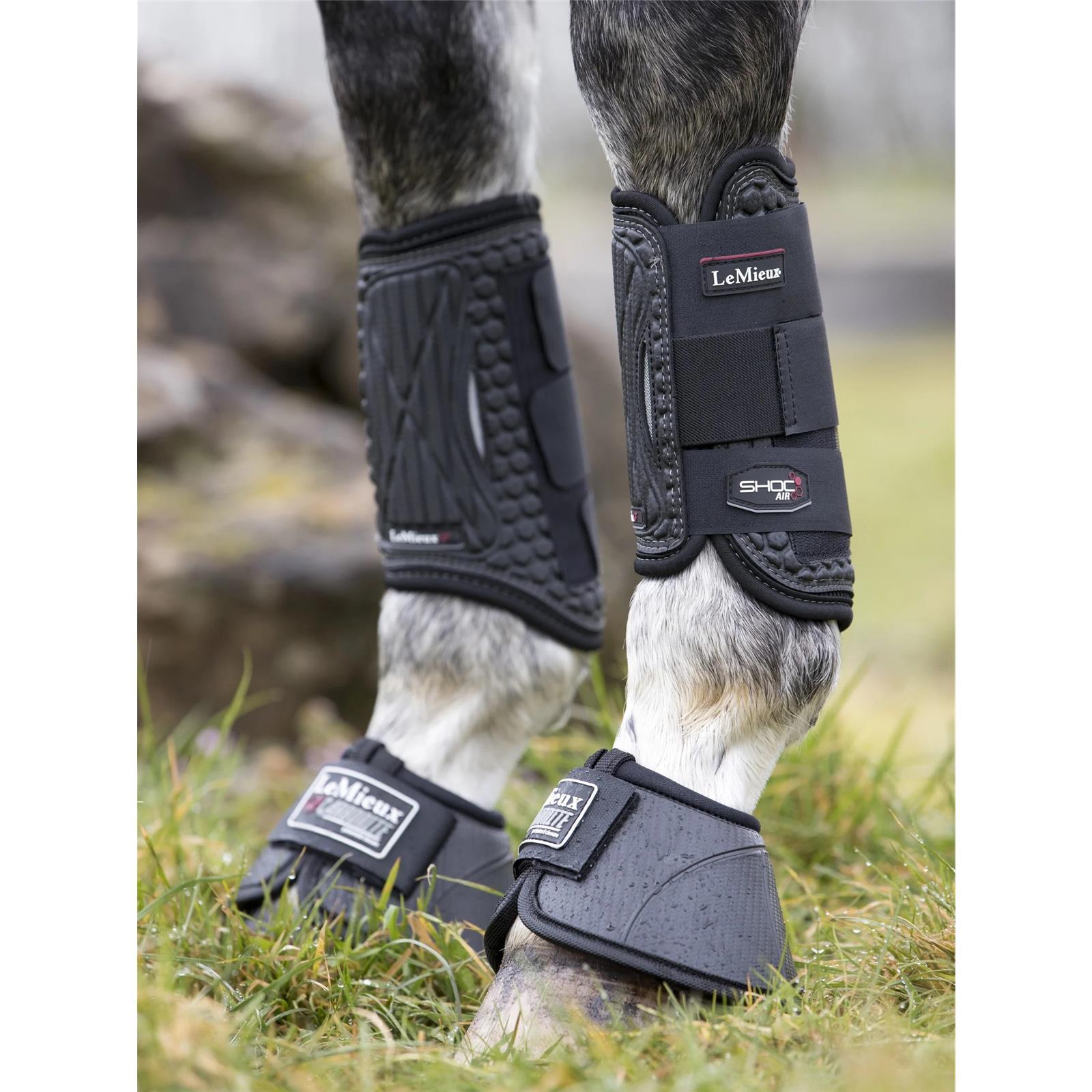 LeMieux Shoc Air XC Front Boots Black M
