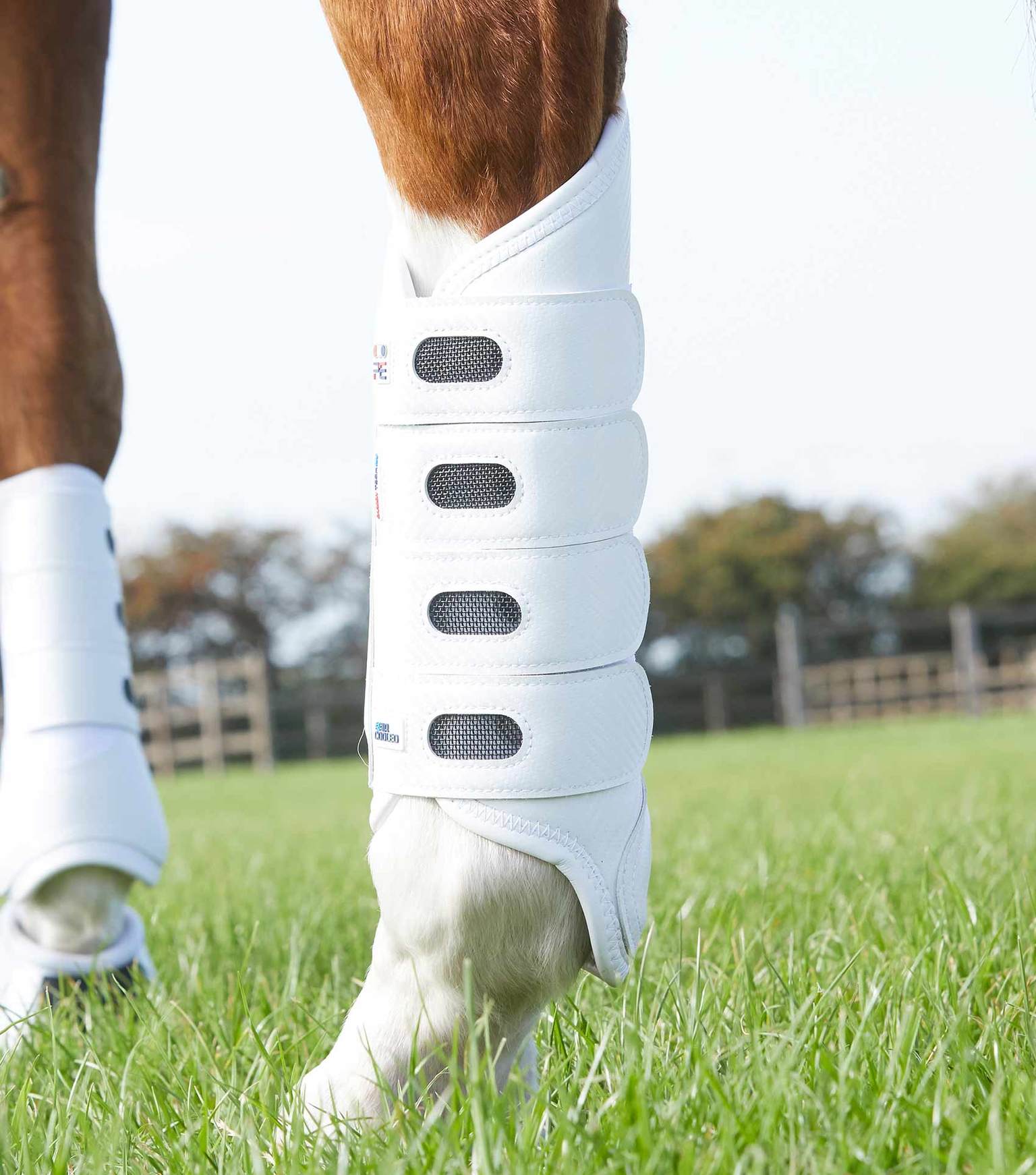 Premier Equine Carbon Tech Air Cooled Eventing Boots Hind white L