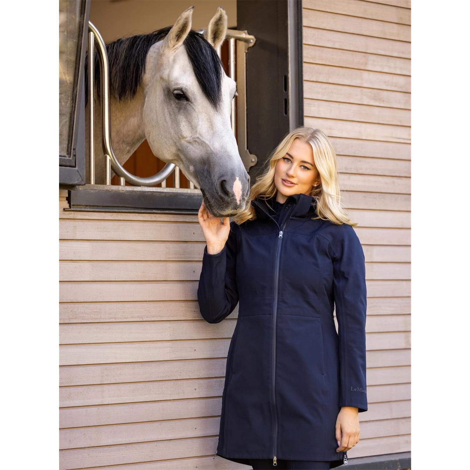 Lemieux Loire Maisie Lightweight Riding Jacket Navy 38