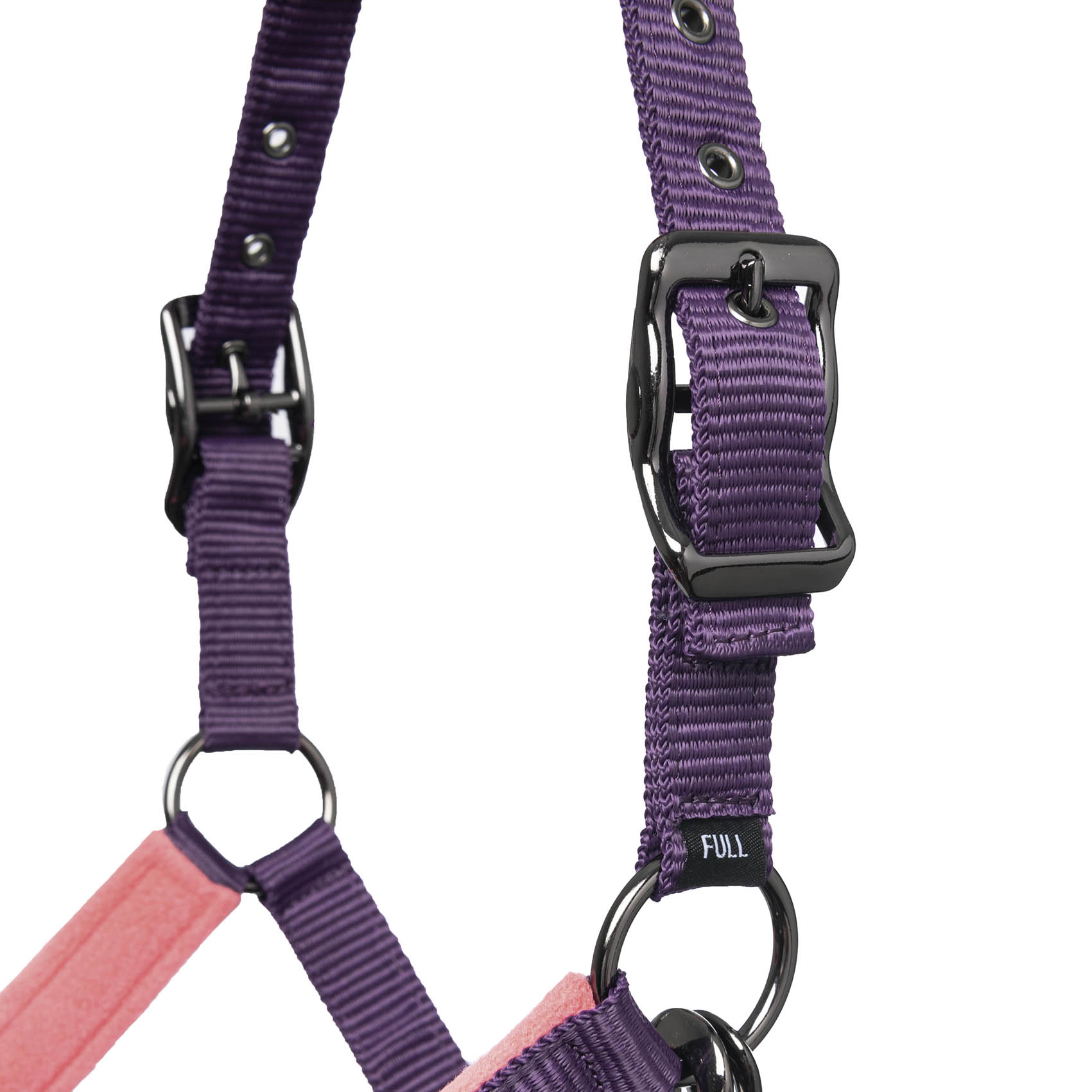 LeMieux Halfter mit Strick Vogue Fleece Headcollar & Rope Papaya Mini