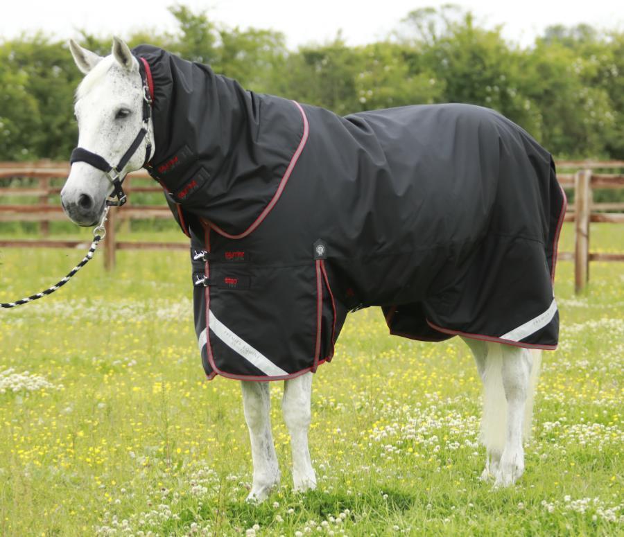 Premier Equine Titan 100 Turnout Rug with Snug-Fit Neck Cover 6'9'' schwarz