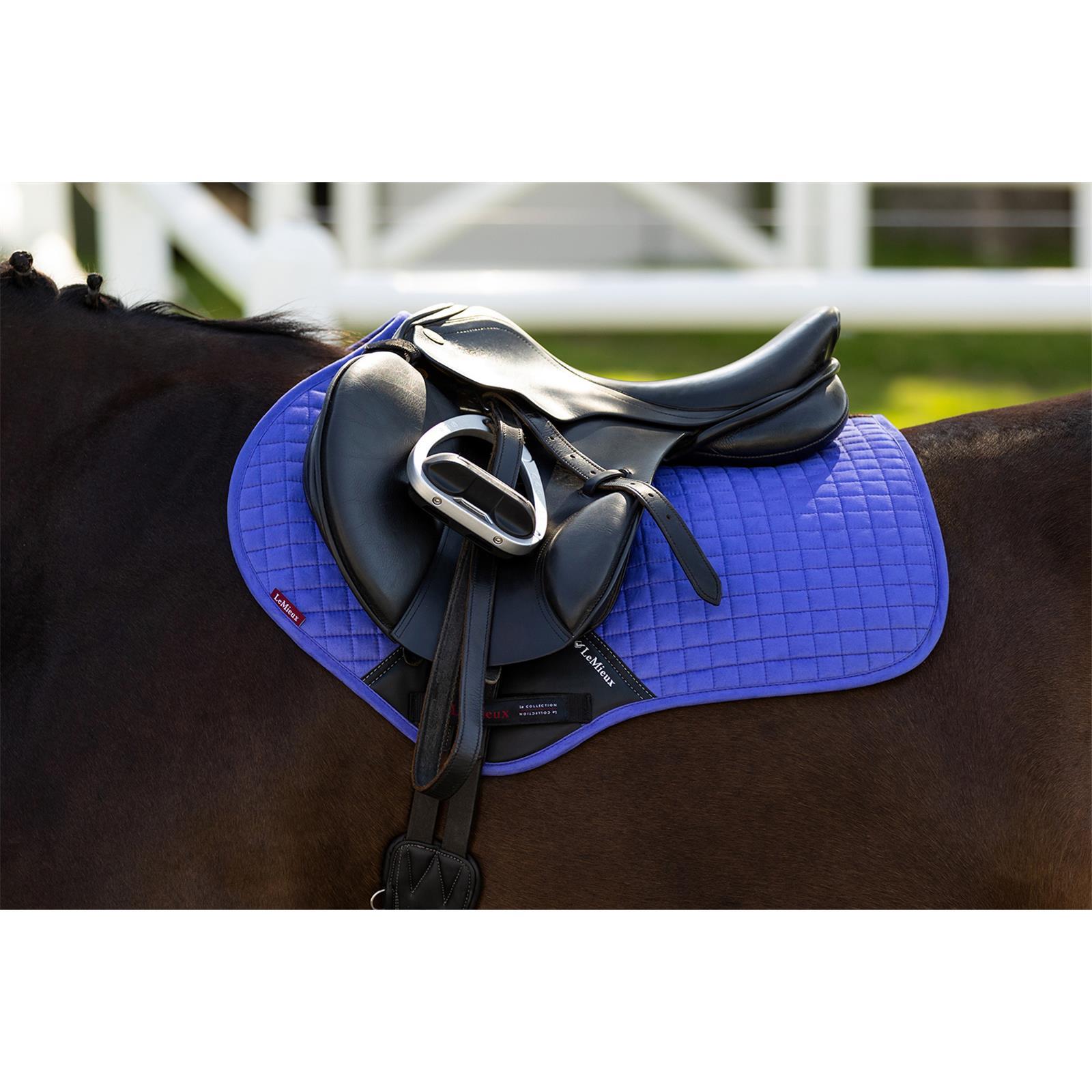 LeMieux Schabracke Luxury CC Square Bluebell L