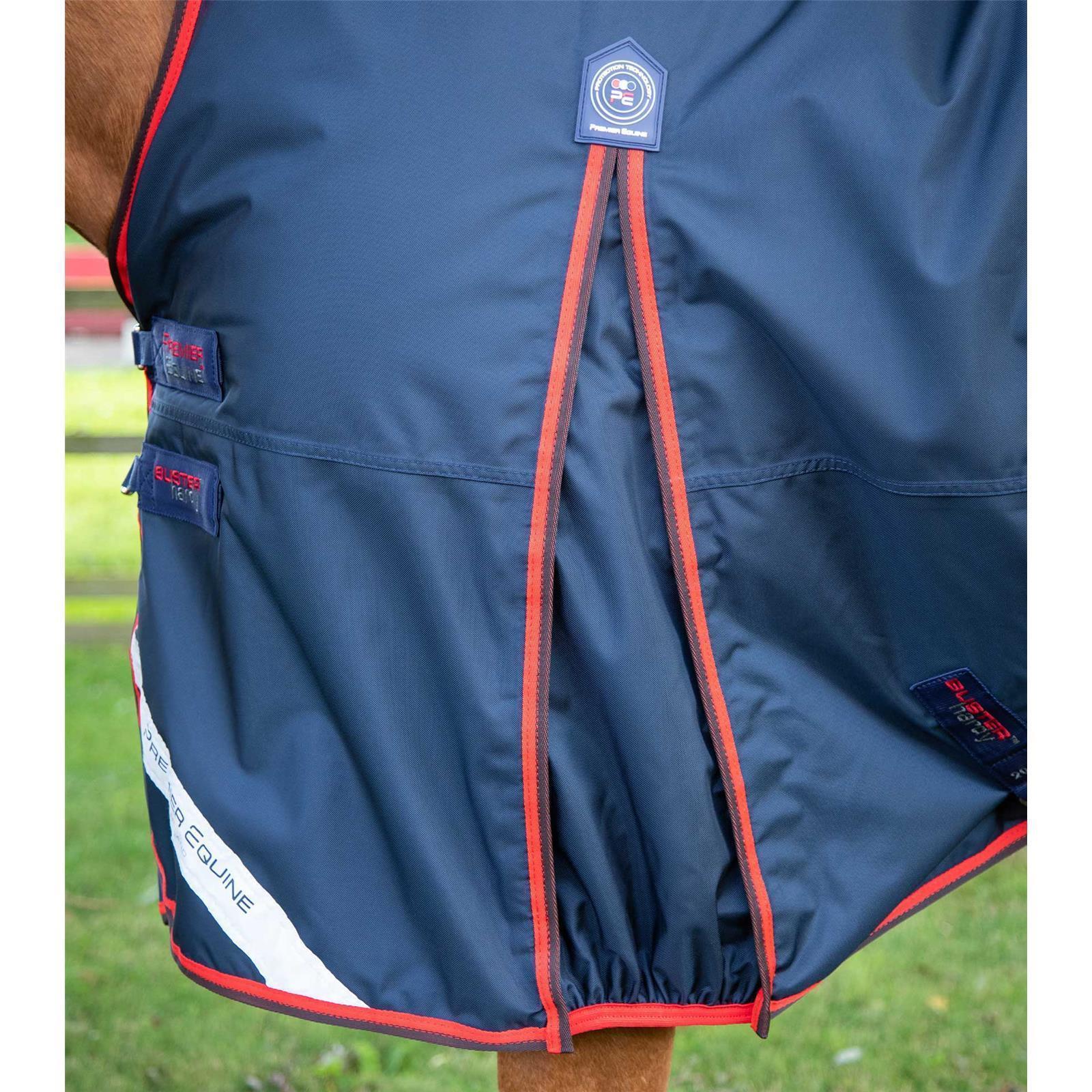 Premier Equine Buster Hardy 200g Half Neck Turnout Rug Navy 7´0 (Stockmaß 178 - 183 cm)