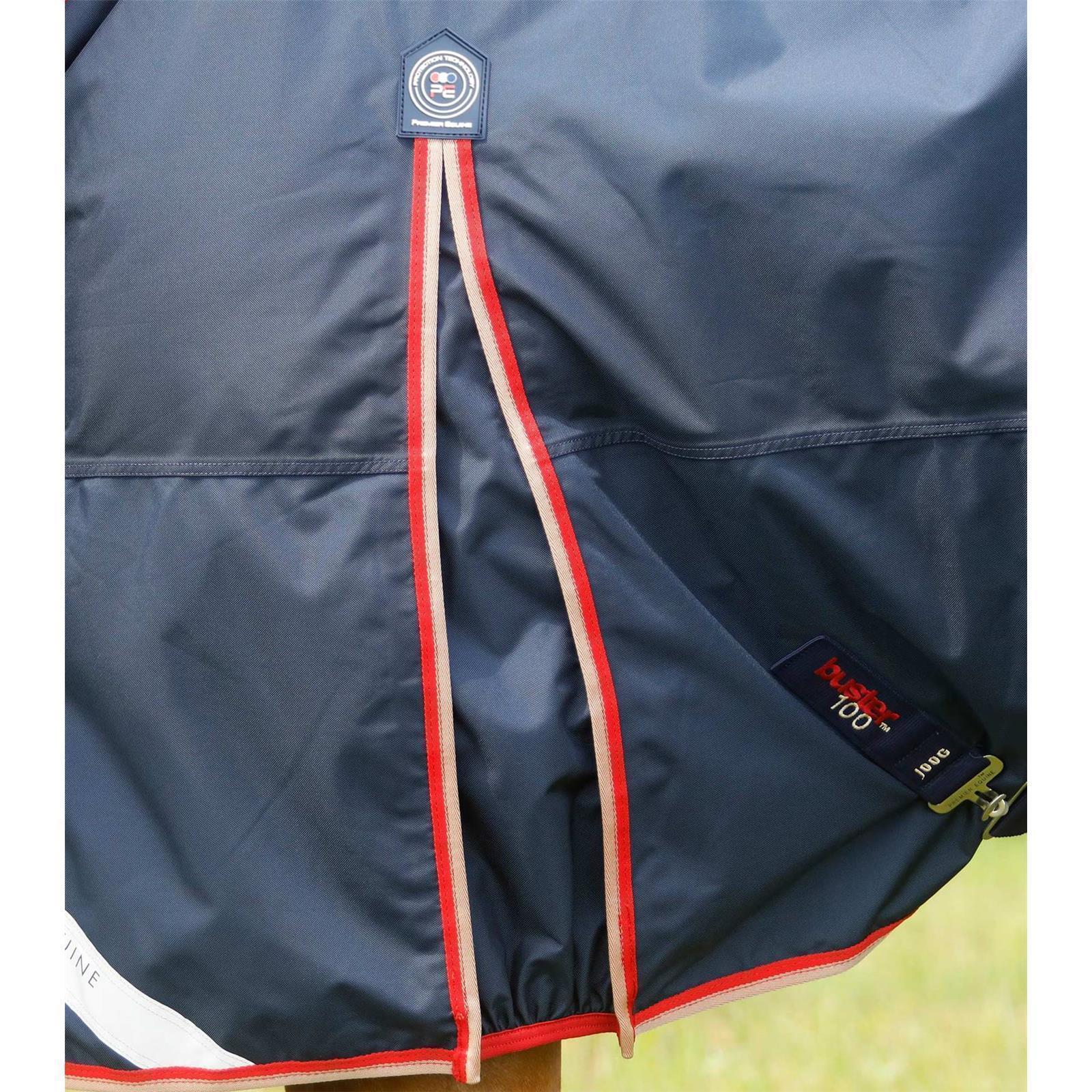 Premier Equine Weidedecke Buster 100g Turnout Rug 6'6'' / 145cm navy