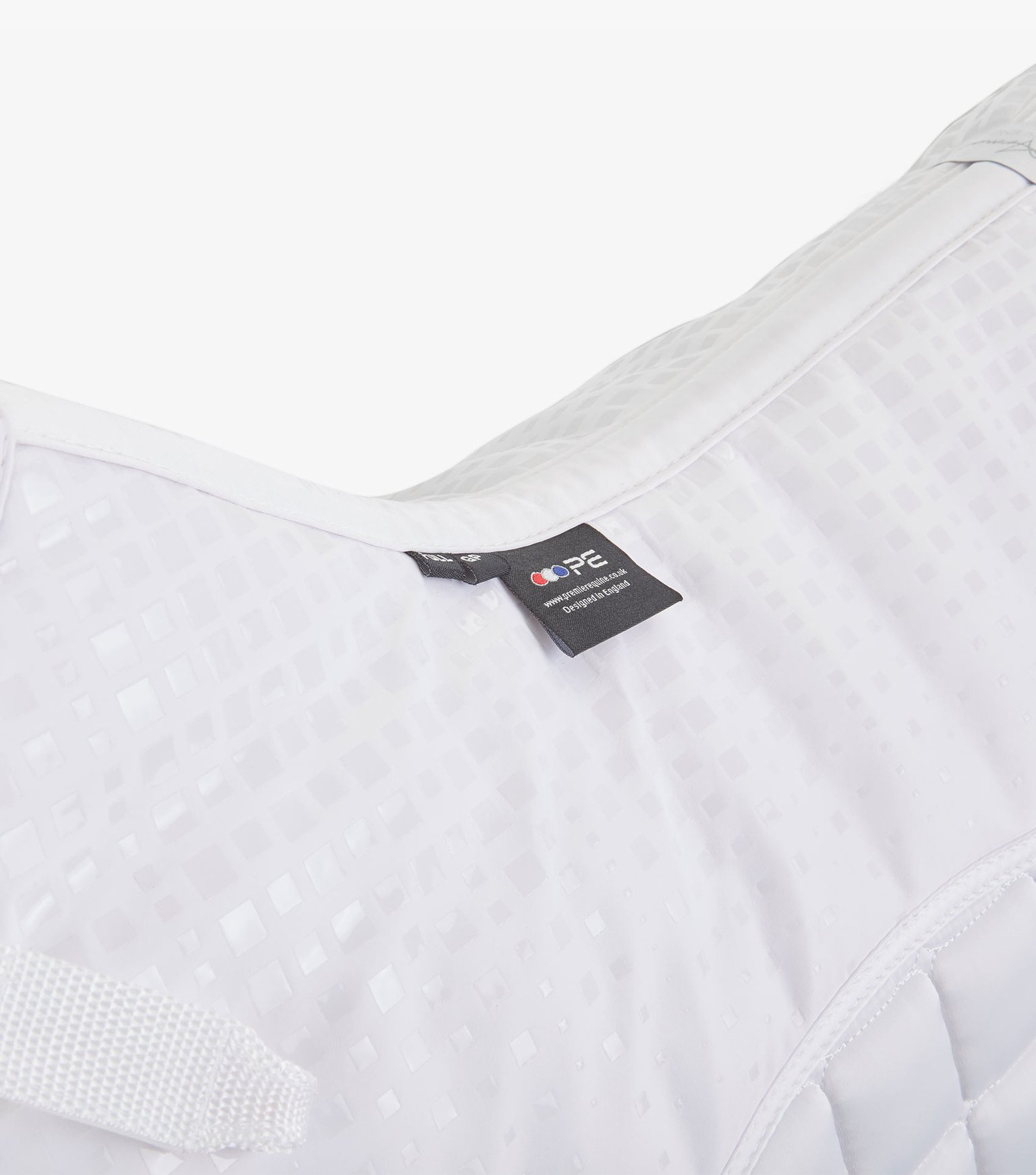 Premier Equine Armada Close Contact GP/Jump Square Full White