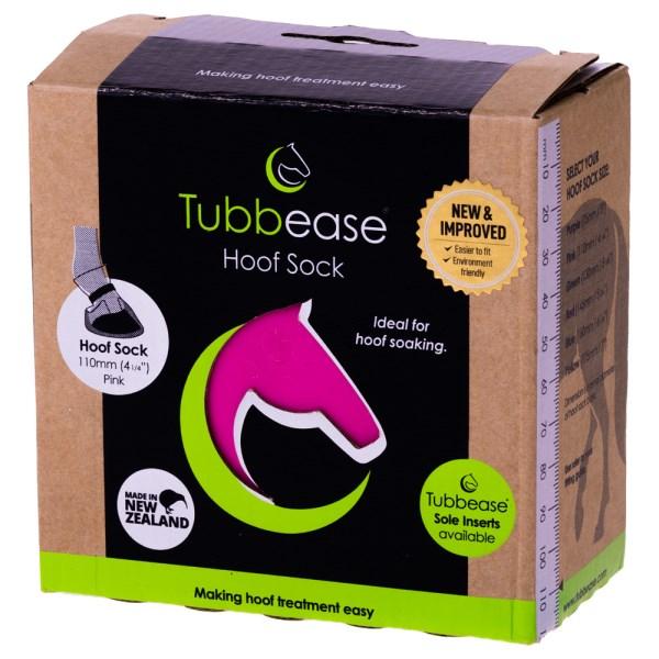 Tubbease Hufschuh, Behandlungsschuh für Pferdehufe pink = S (11 cm)