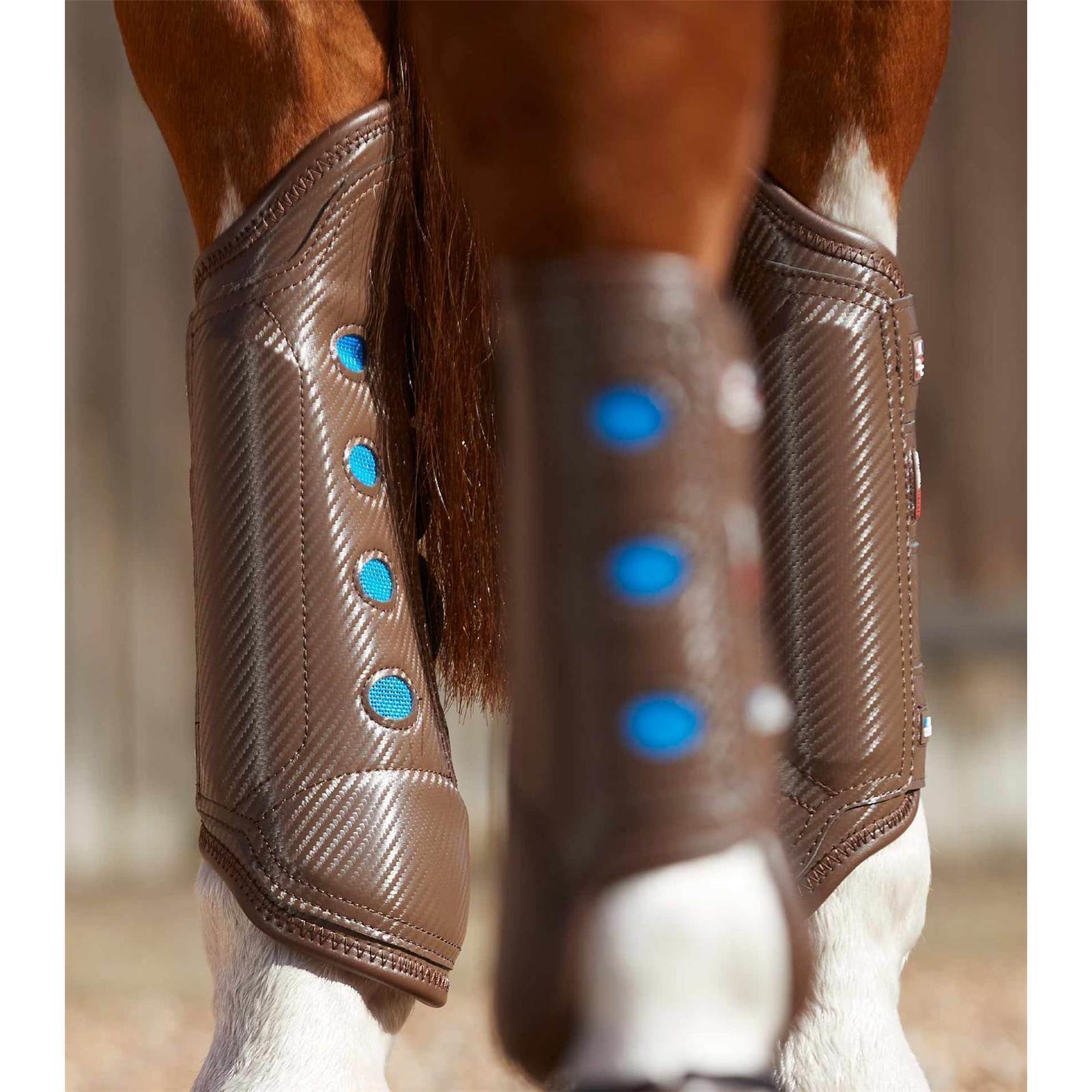 Premier Equine Carbon Tech Air Cooled Eventing Boots Hind brown L