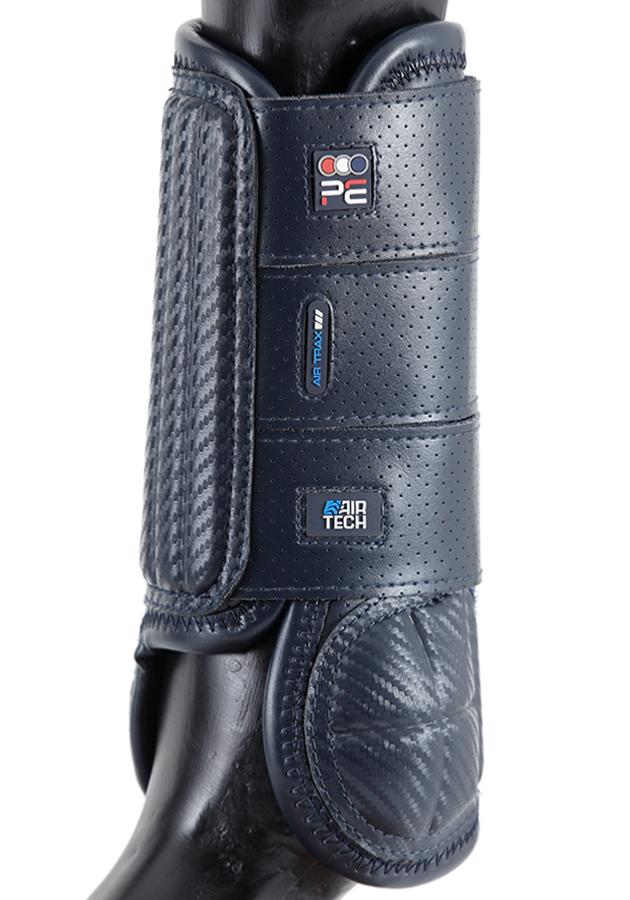 Premier Equine Carbon Tech Air Flex Eventing Boots Front navy M