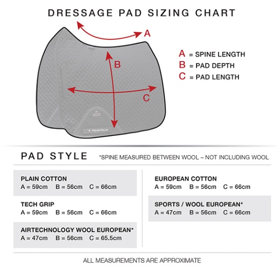 Premier Equine Schabracke Sports European Cotton Dressage Square Full burgundy