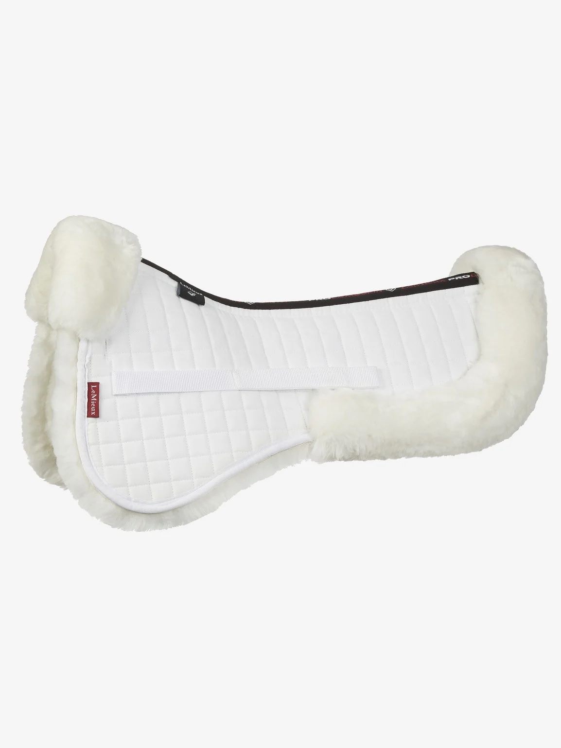 LeMieux Merino+ Dressage Half Pad White/White M