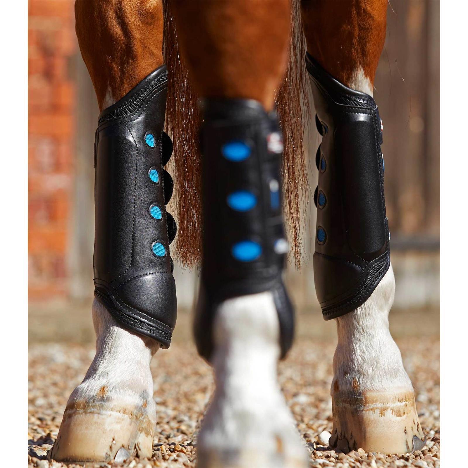Premier Equine Air Cooled Original Eventing Boots Hind schwarz L
