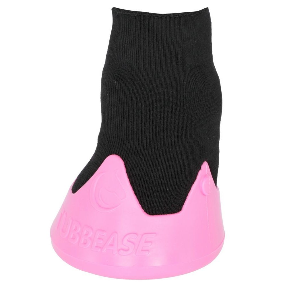 Tubbease Hufschuh, Behandlungsschuh für Pferdehufe pink = S (11 cm)