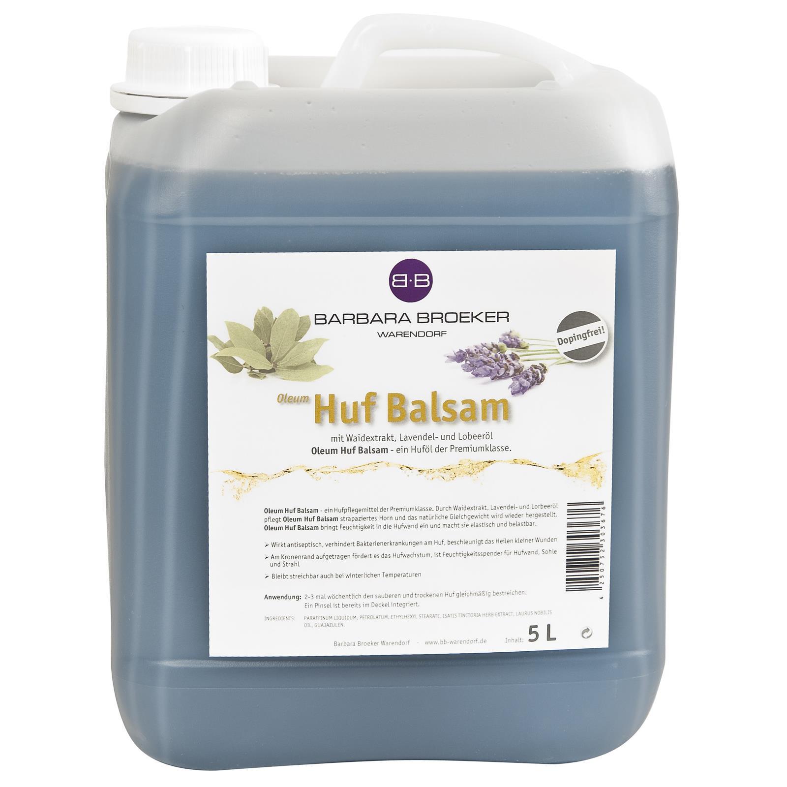 BB Oleum Huföl mit Waidextrakt, Lavendel- und Lorbeeröl 5 Liter