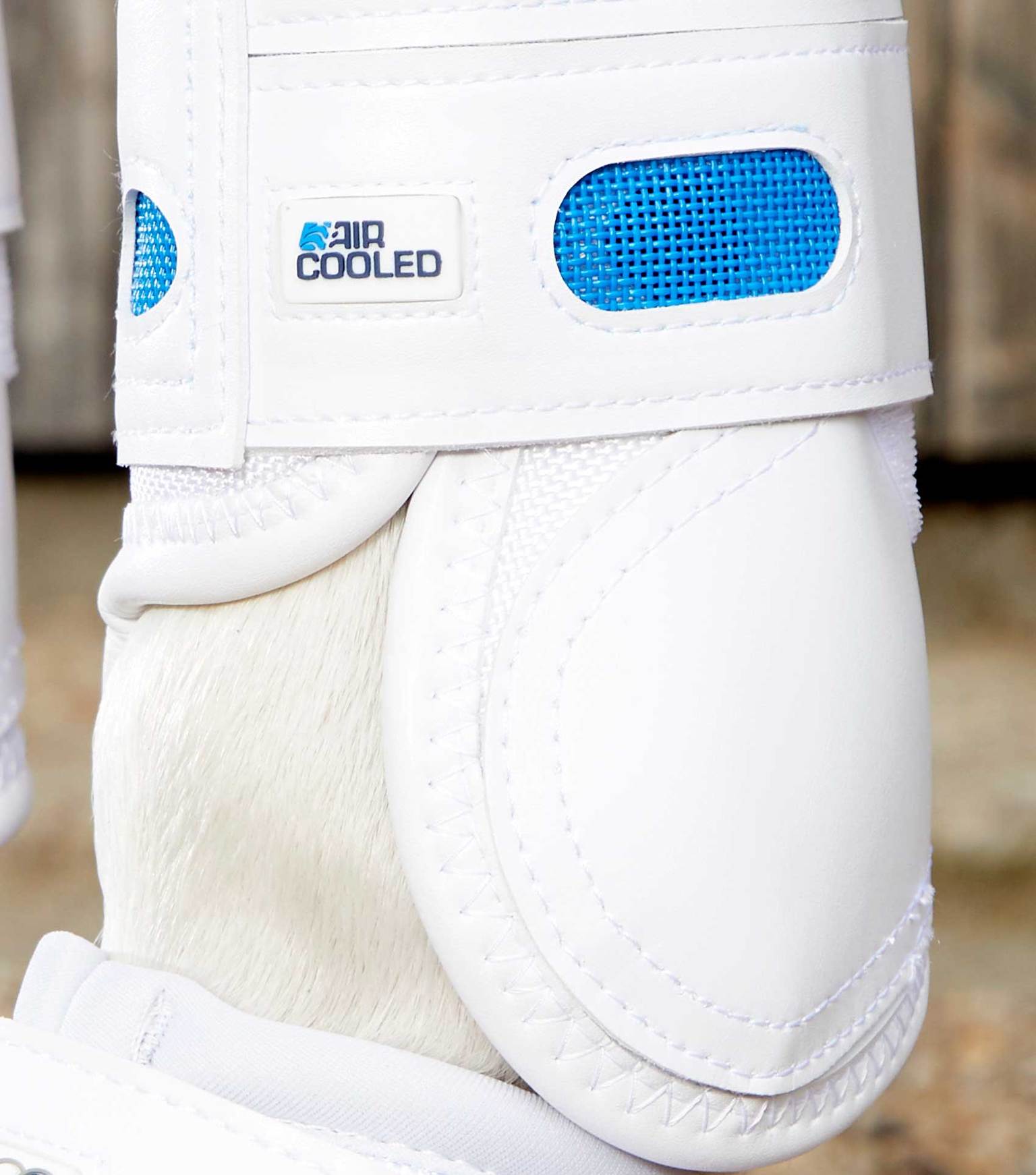 Premier Equine Air Cooled Original Eventing Boots Front weiß L