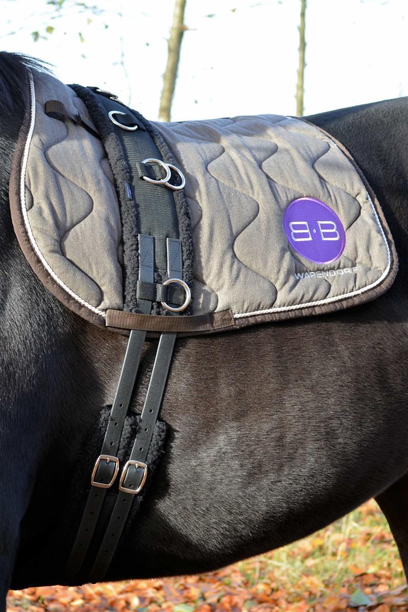 BB Warendorf Longiergurt mit Kunstfell Pony