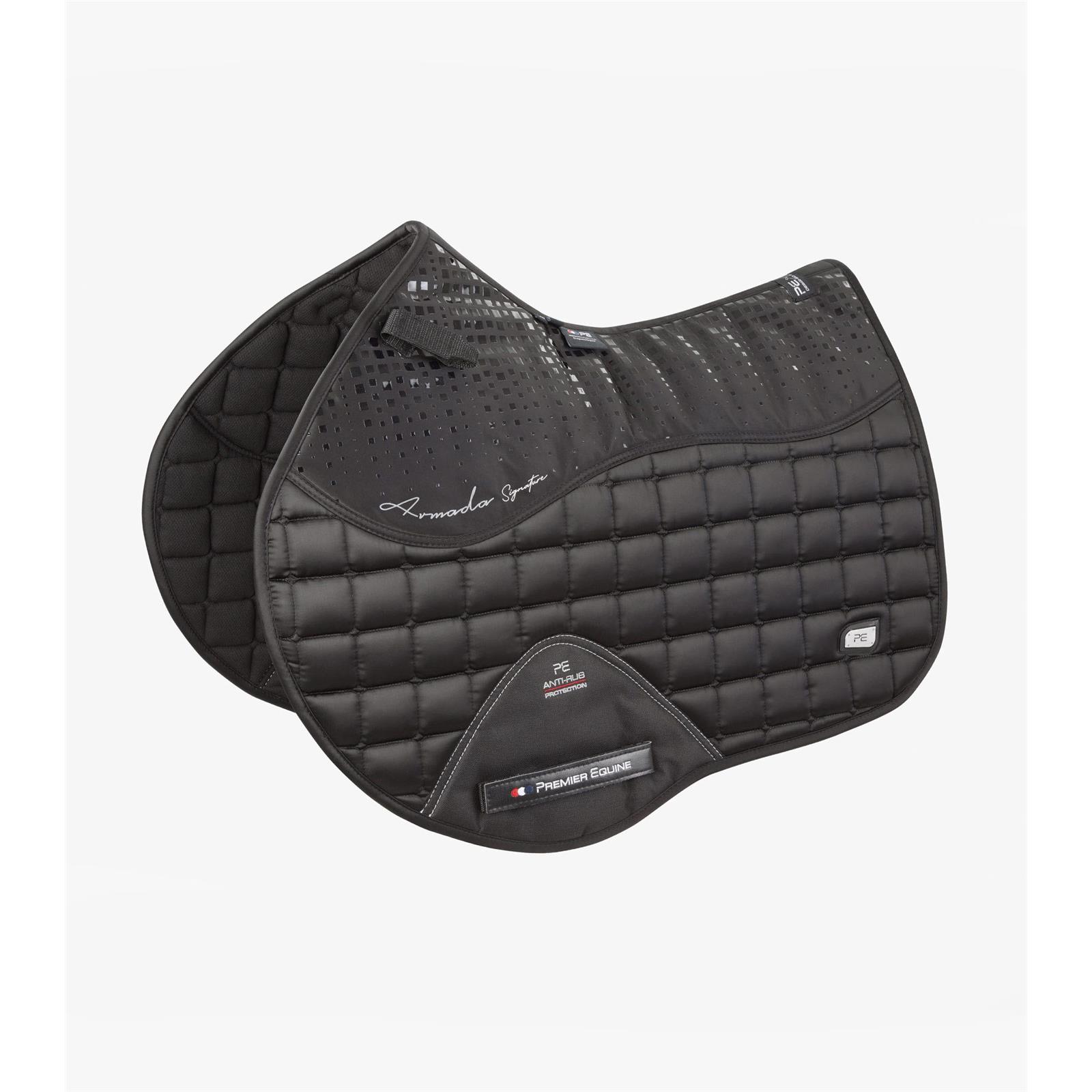 Premier Equine Armada Close Contact GP/Jump Square Full Black