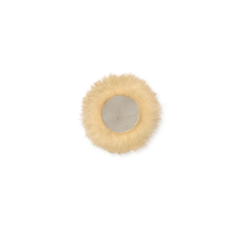 MATTES Lammfell-Ersatzpad für mexikanische Reithalfter 7,5 cm graphit