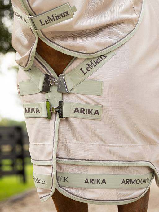 LeMieux Arika Armour-Tek Fly Rug Fliegendecke Stone 6,6" - 145 cm