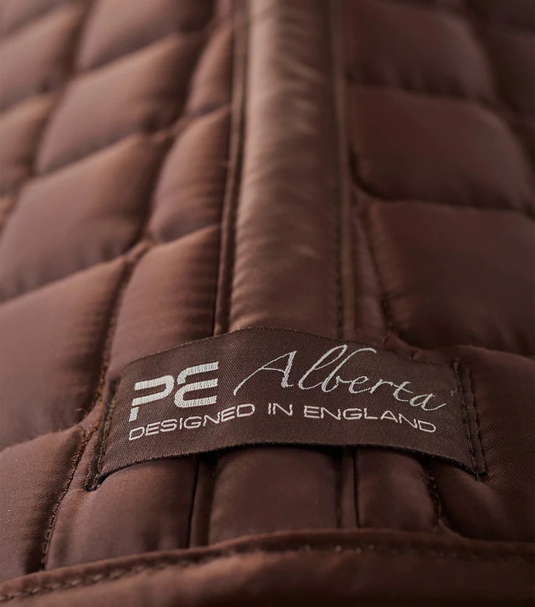 Premier Equine Alberta CC Satin Dressage Square Full Brown