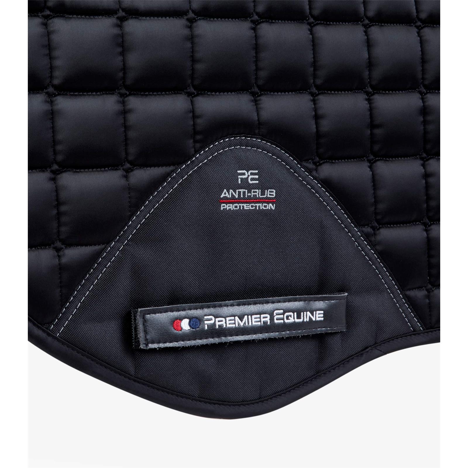Premier Equine Capella Close Contact Merino Wool GP/Jump Square Full Black/Black Wool