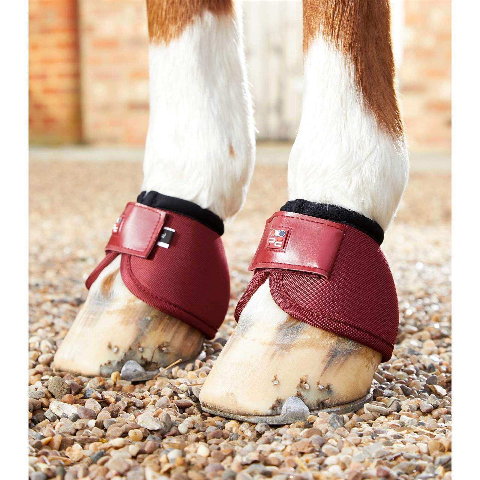 Premier Equine Ballistic No-Turn Hufglocken burgundy L