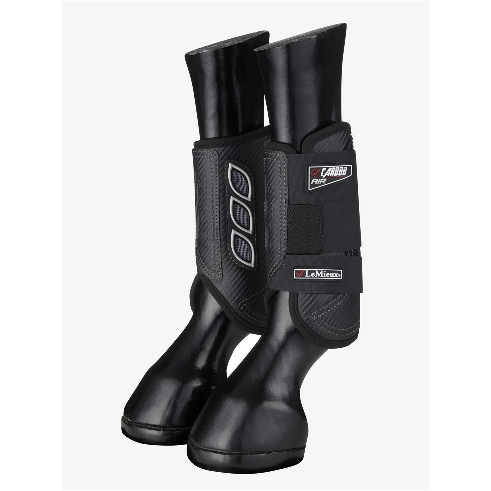 LeMieux Gamaschen Carbon Air XC Boots Front Black L
