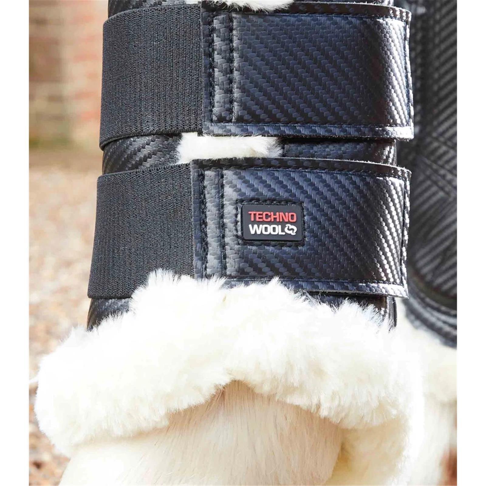 Premier Equine Techno Wool Brushing Boots schwarz XL