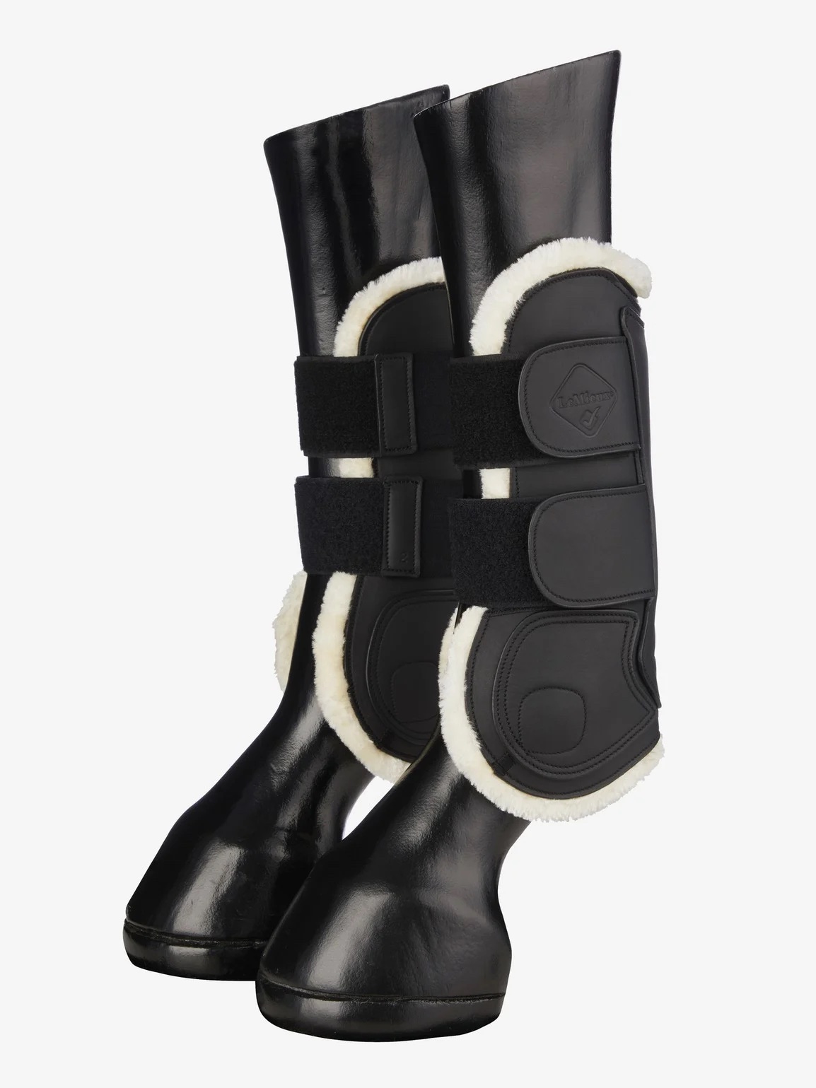 LeMieux Capella Comfort Leather Tendon Boots Brown Pony