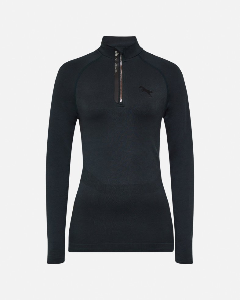 eaSt Shirt Seamless long sleeve dark emerald 2 (L/XL)
