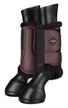 LeMieux Fleece lined Brushing Boots Rioja L