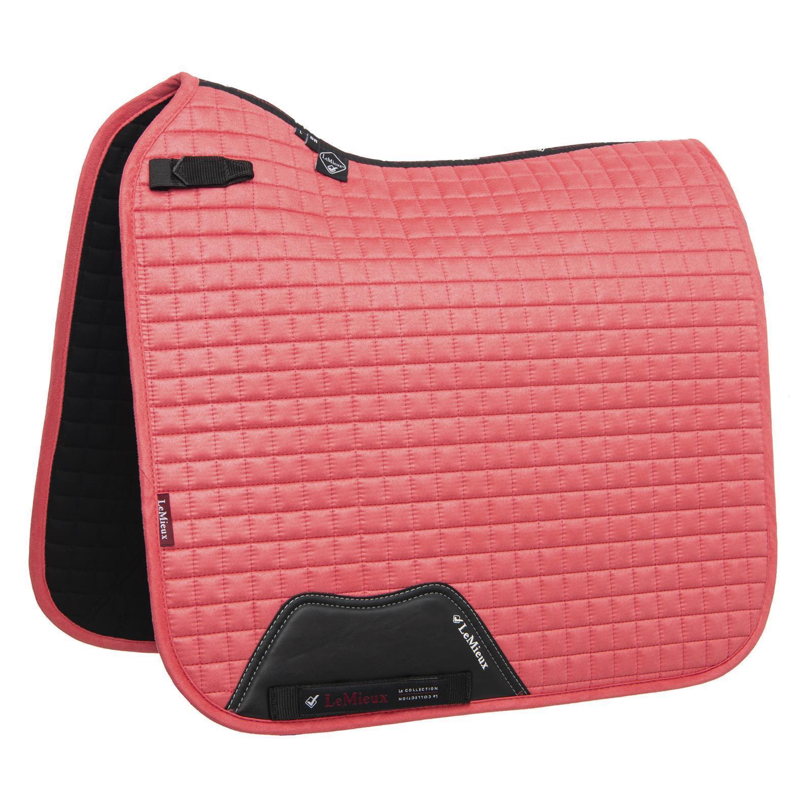 LeMieux Suede Dressage Square Schabracke Papaya L