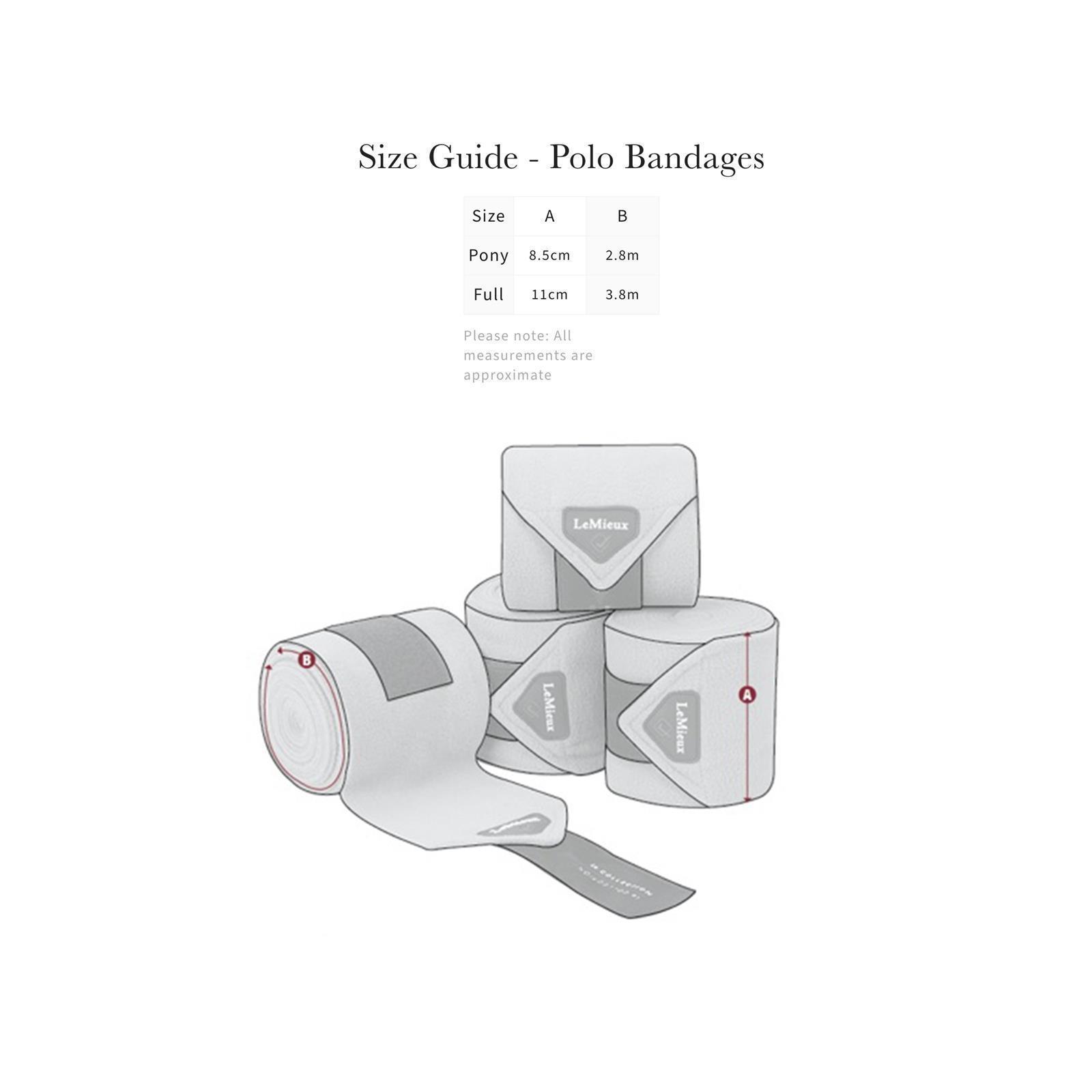 LeMieux Loire Polo Bandages Fleecebandagen Sienna Pony (S/M)