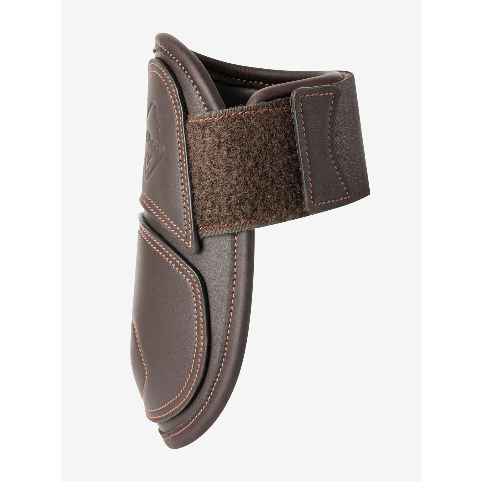 LeMieux Capella Leather Fetlock Boots Brown Cob