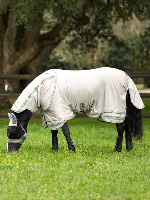 LeMieux Arika Armour-Tek Fly Rug Fliegendecke Stone 6,6" - 145 cm