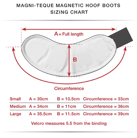Premier Equine Therapie-Hufglocken Magni-Teque Magnetic Hoof Boots L black