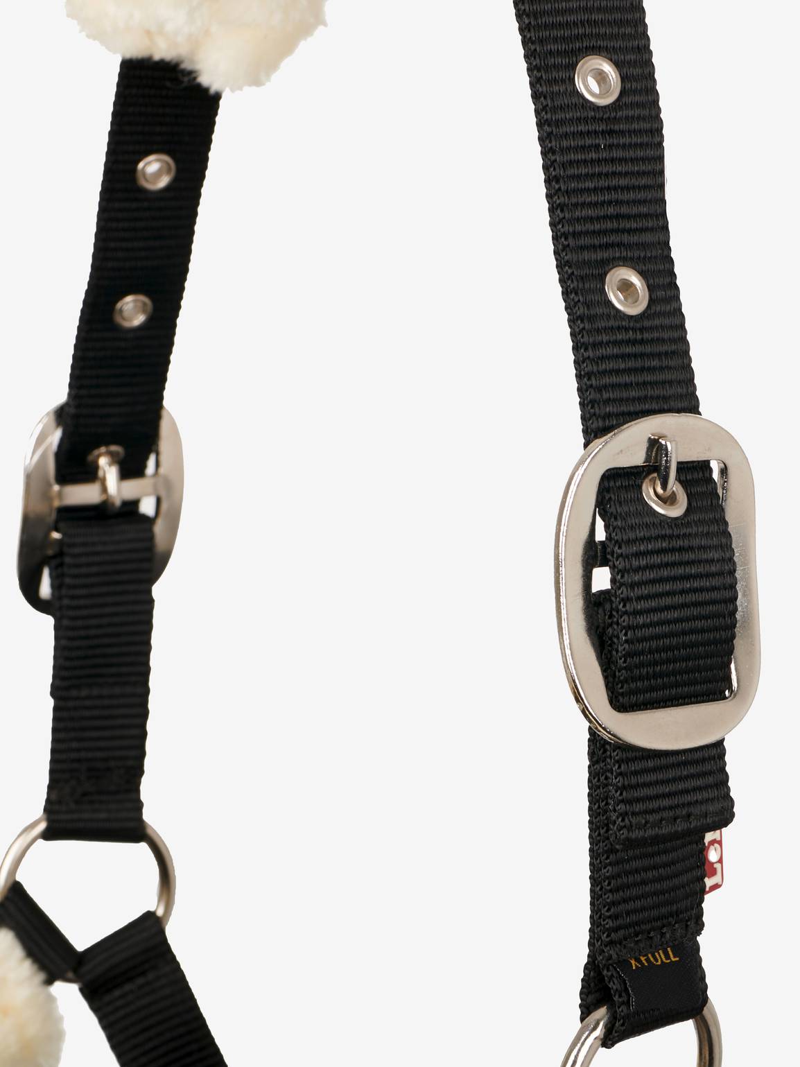 LeMieux Halfter Comfort Fleece Headcollar Black/Natural Full
