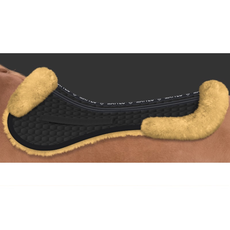 MATTES Sattelkissen Springen + Lammfell SPINEFREE® CORRECTION®-System