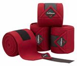 LeMieux Classic Polo Bandages Fleecebandagen Burgundy/Black L