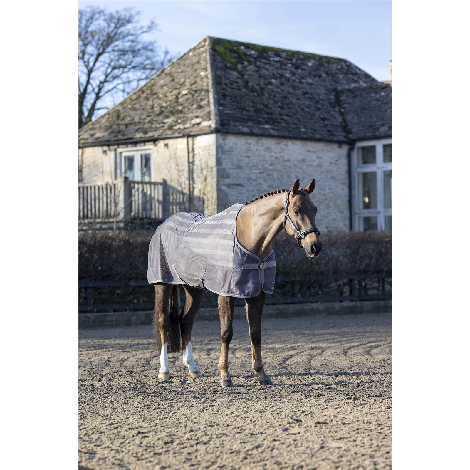 LeMieux Arika Air-Tek Rug Fliegendecke Grey (215)