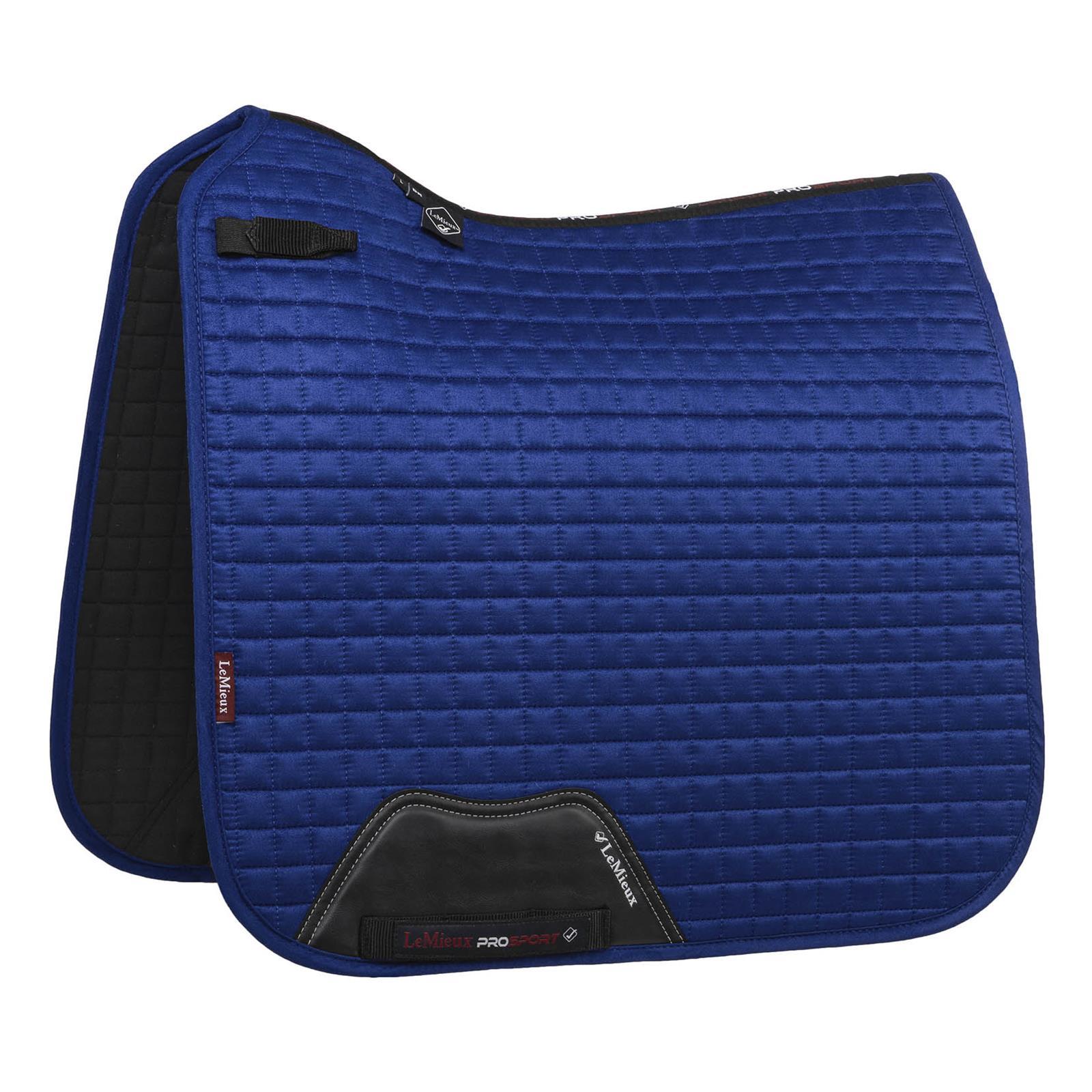 LeMieux Suede Dressage Square Schabracke Benetton Blue L