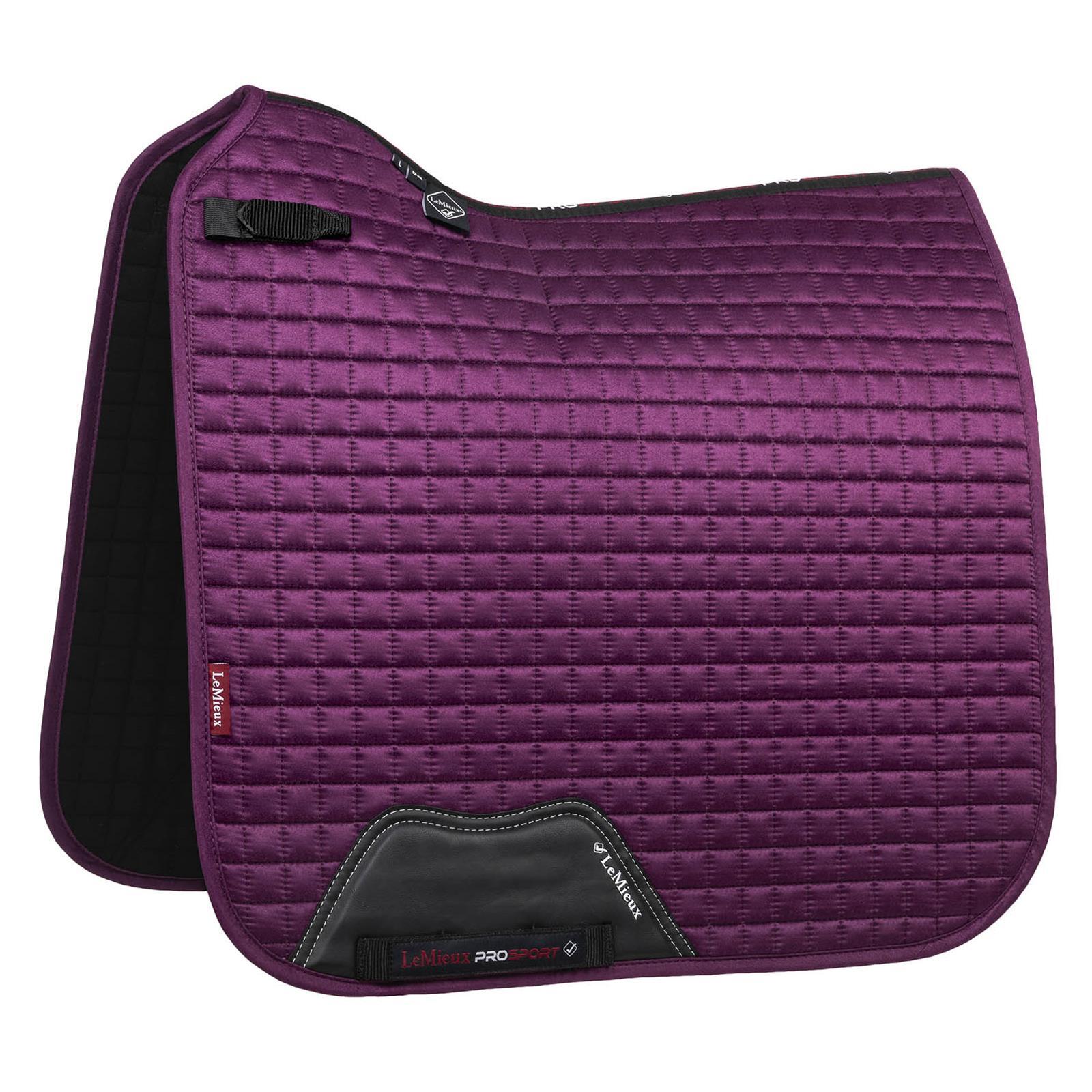 LeMieux Suede Dressage Square Schabracke Plum L