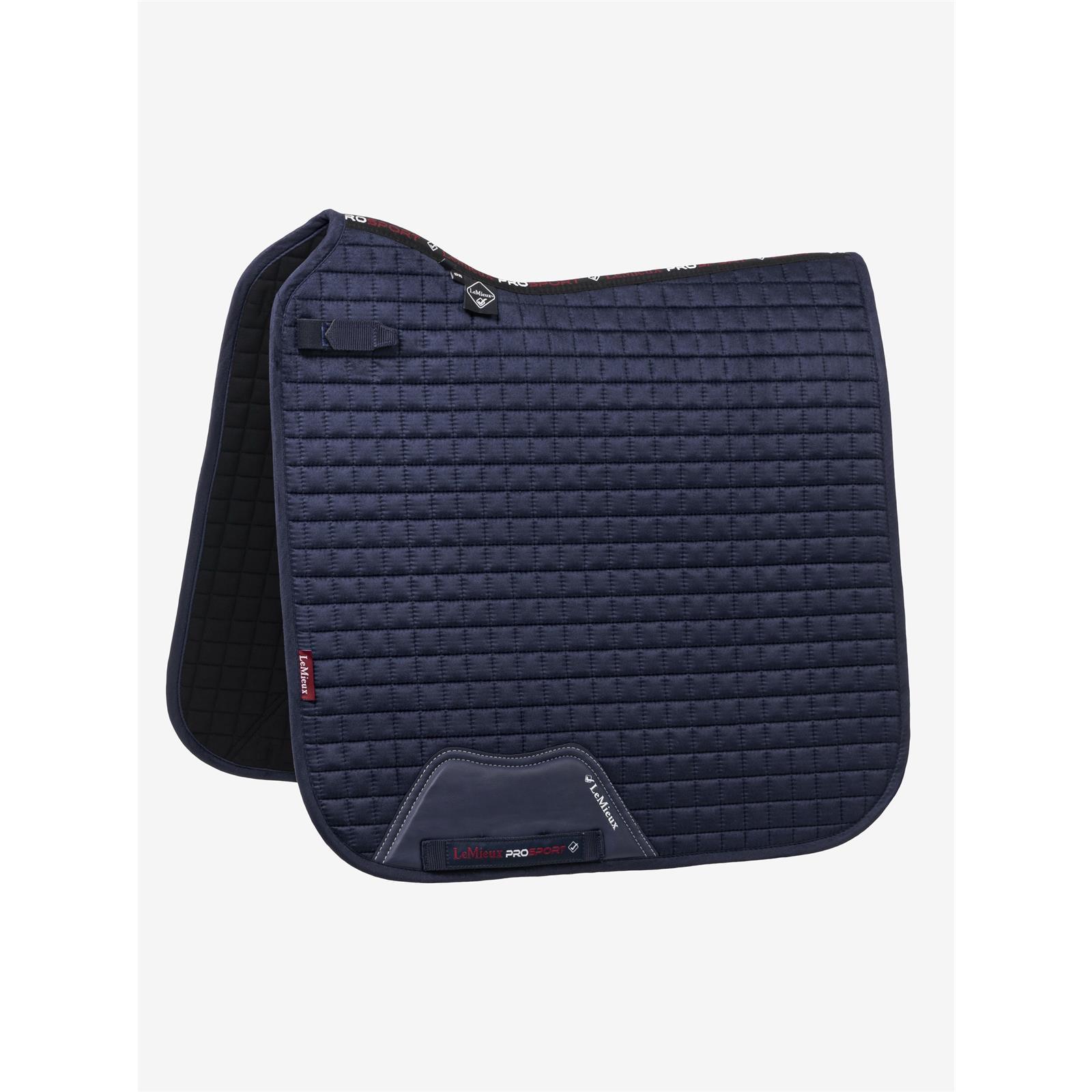 LeMieux Suede Dressage Square Schabracke Navy L